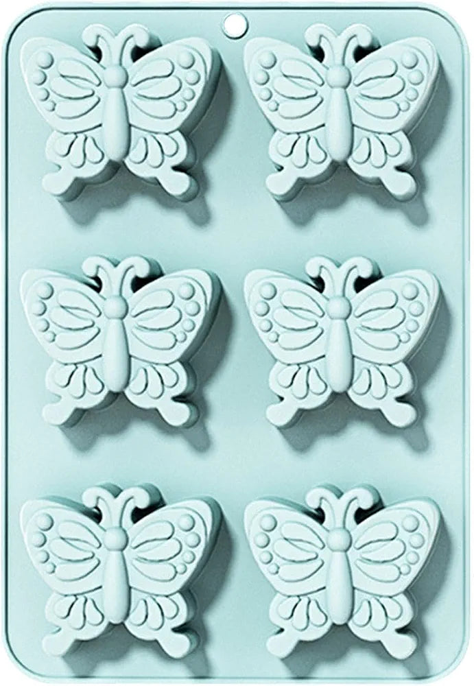 6 Cavity Butterfly Shape Silicon Mould