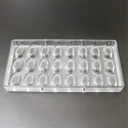 Small Leaves Shape Poly Carbonate Chocolate Mould 24 Cavity