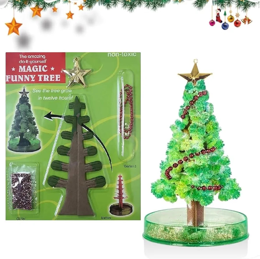 Magic Growing Crystal Christmas Tree (Random Colour)
