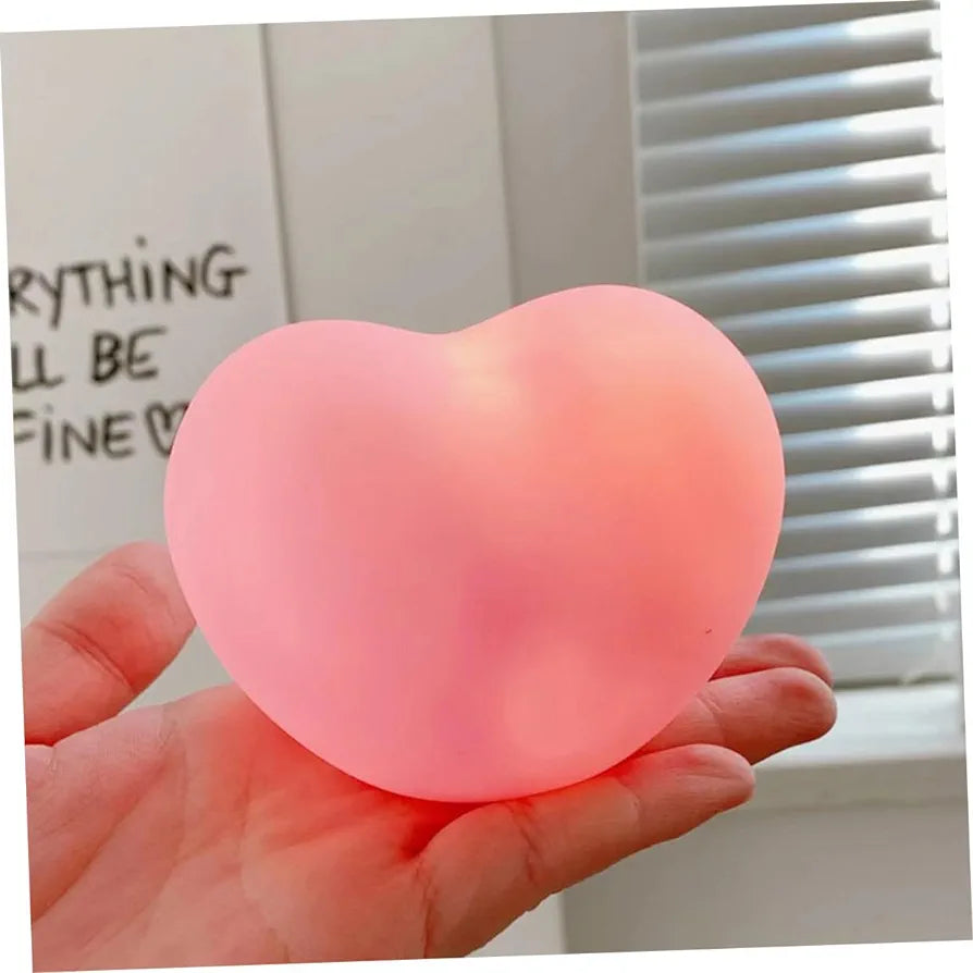 LED Heart Night Lamp Pink