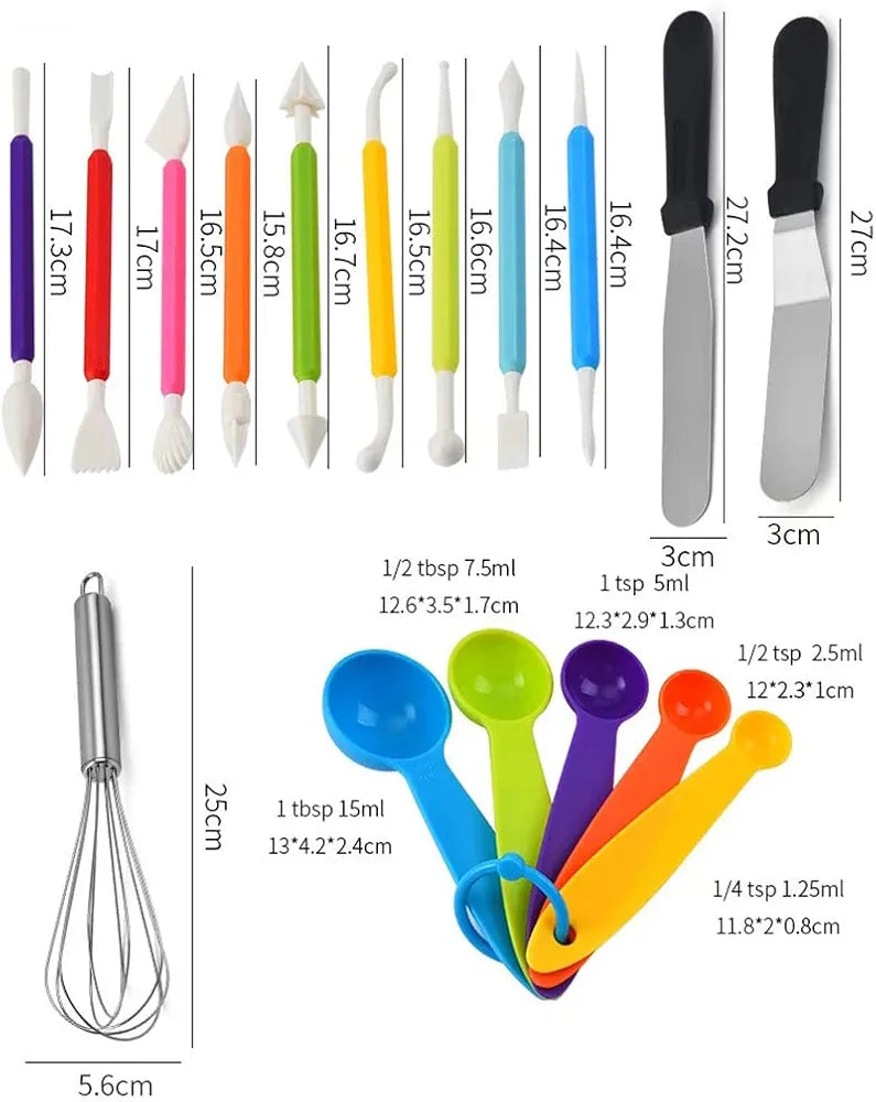 66 Pcs Cake Decorating Tools