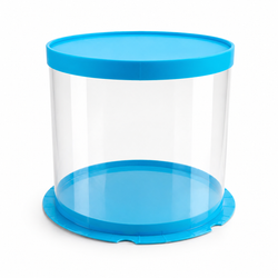 Blue Round Cake Box 8x8x8 inch