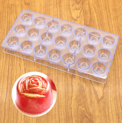 21 Cavity Rose Shape Polycarbonate Mould