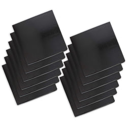 12 inch Black Square Mdf Base Board pack of 25