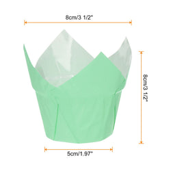Bake and Serve Tulip Liner pack of 20 (Pastel Green colour)