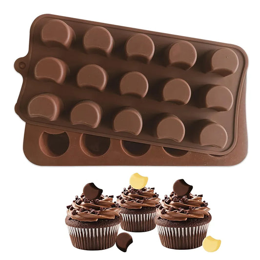 Half Moon Shape 15 cavity Silicon  mould