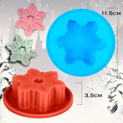 Christmas Snowflake Candle Mould