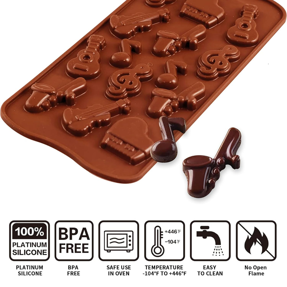 Music Chocolate Silicon Mould