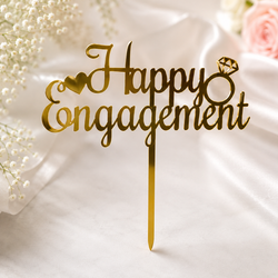 Happy Engagement Acrylic Topper RT00552