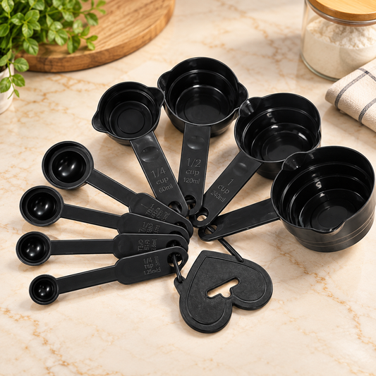 Measuring Cup Set with Ring Set Of 8