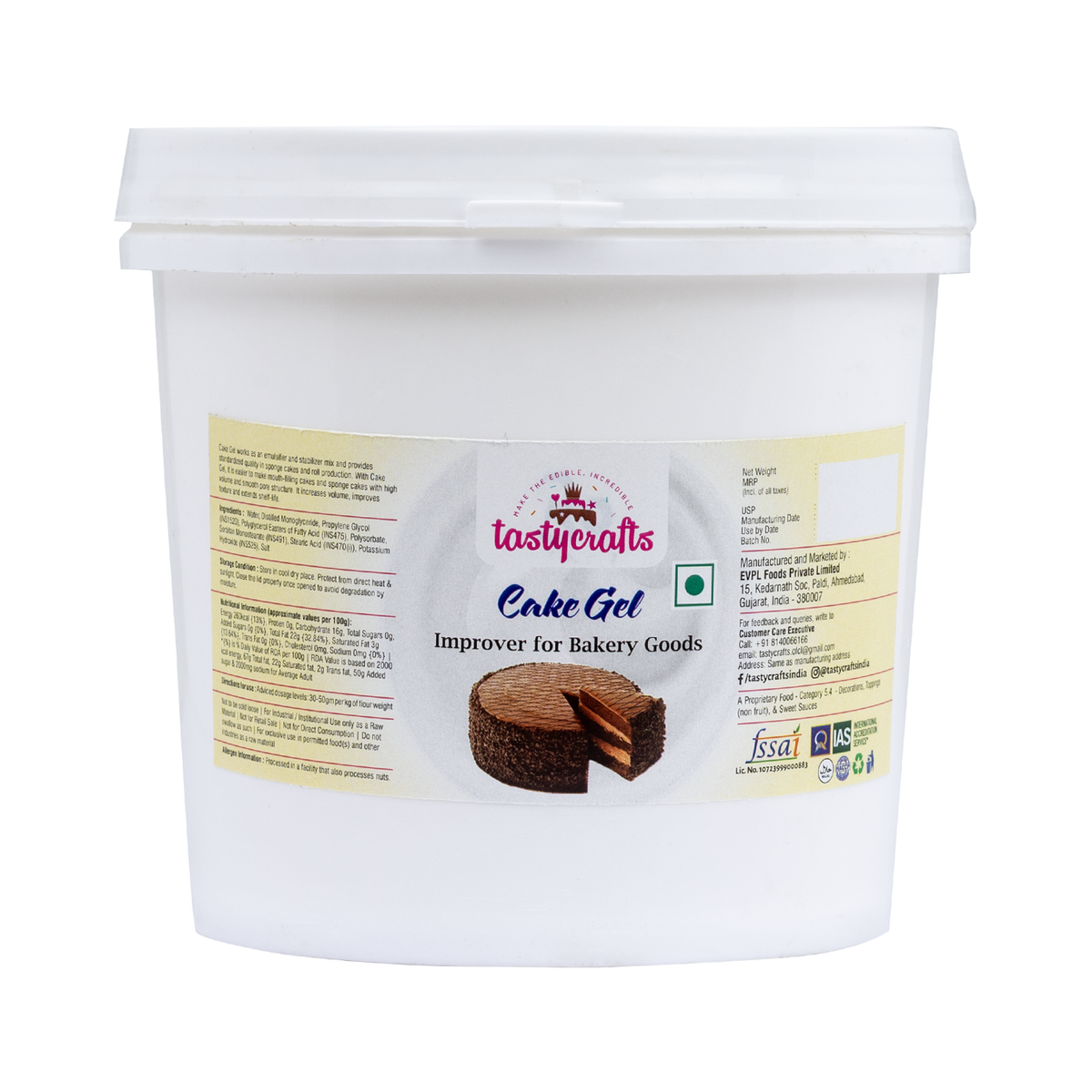 Tastycrafts cake gel 
1kg