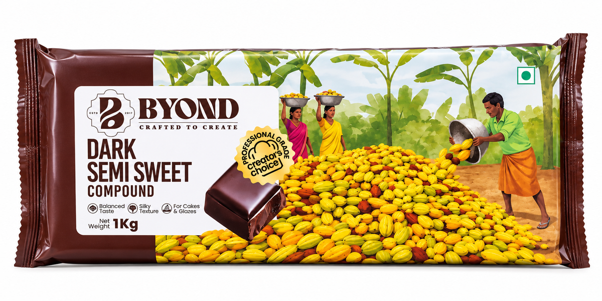 BYOND Dark Semi Sweet Compound  1 kg