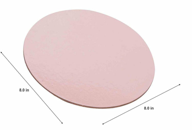 Pastel Peach round baseboard 8 inch