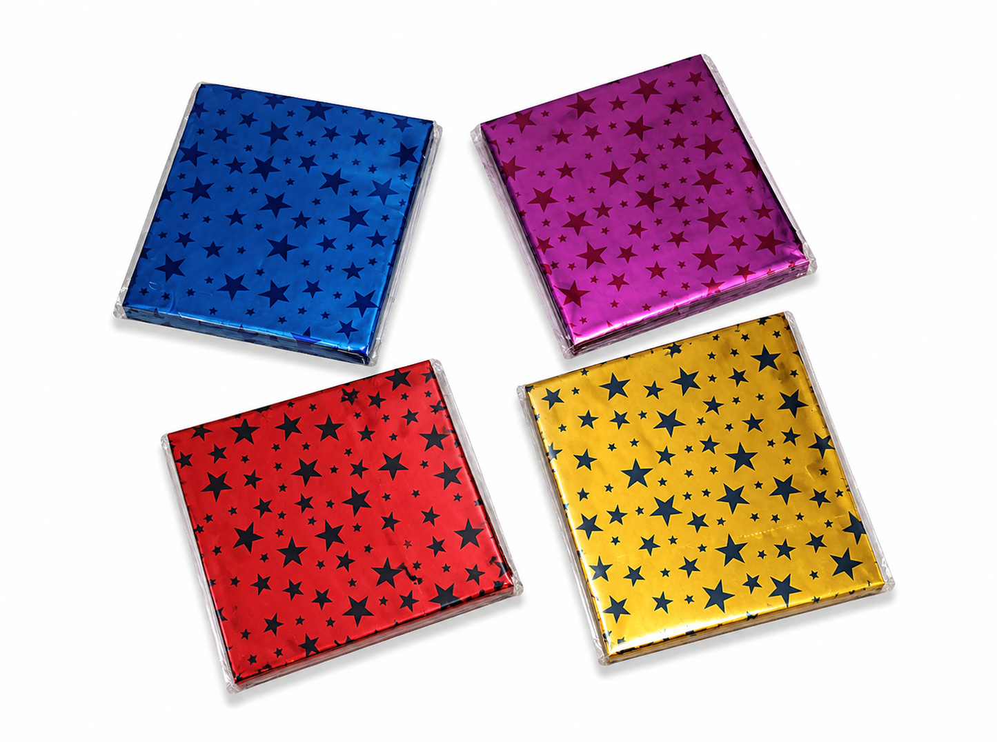 Star Print Chocolate Wrappers Size - 5x4.5 inch (Approx 200 )