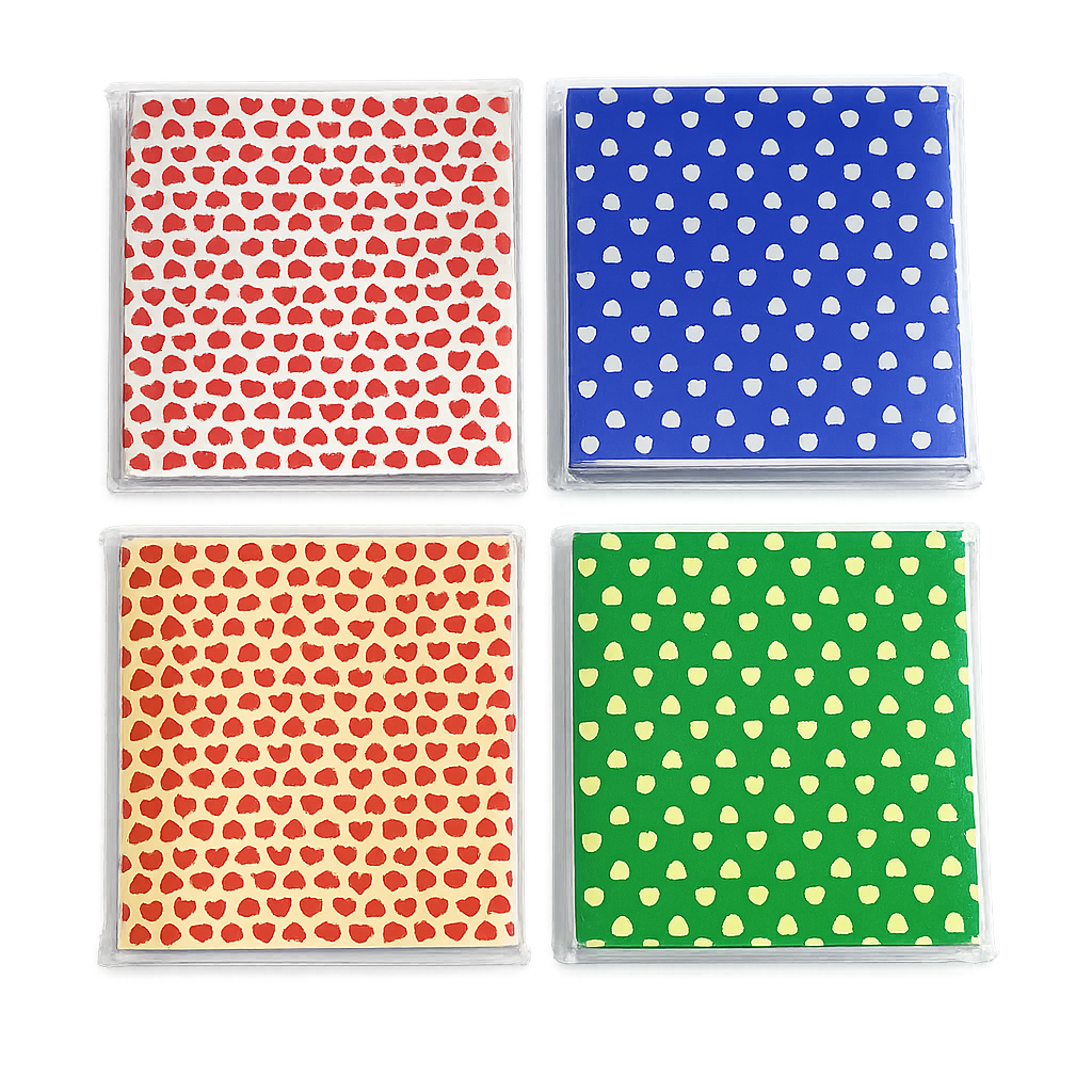 Heart Print Chocolate Wrappers Approx 200 Size - 3.5x3.5 inch (Random Colour)