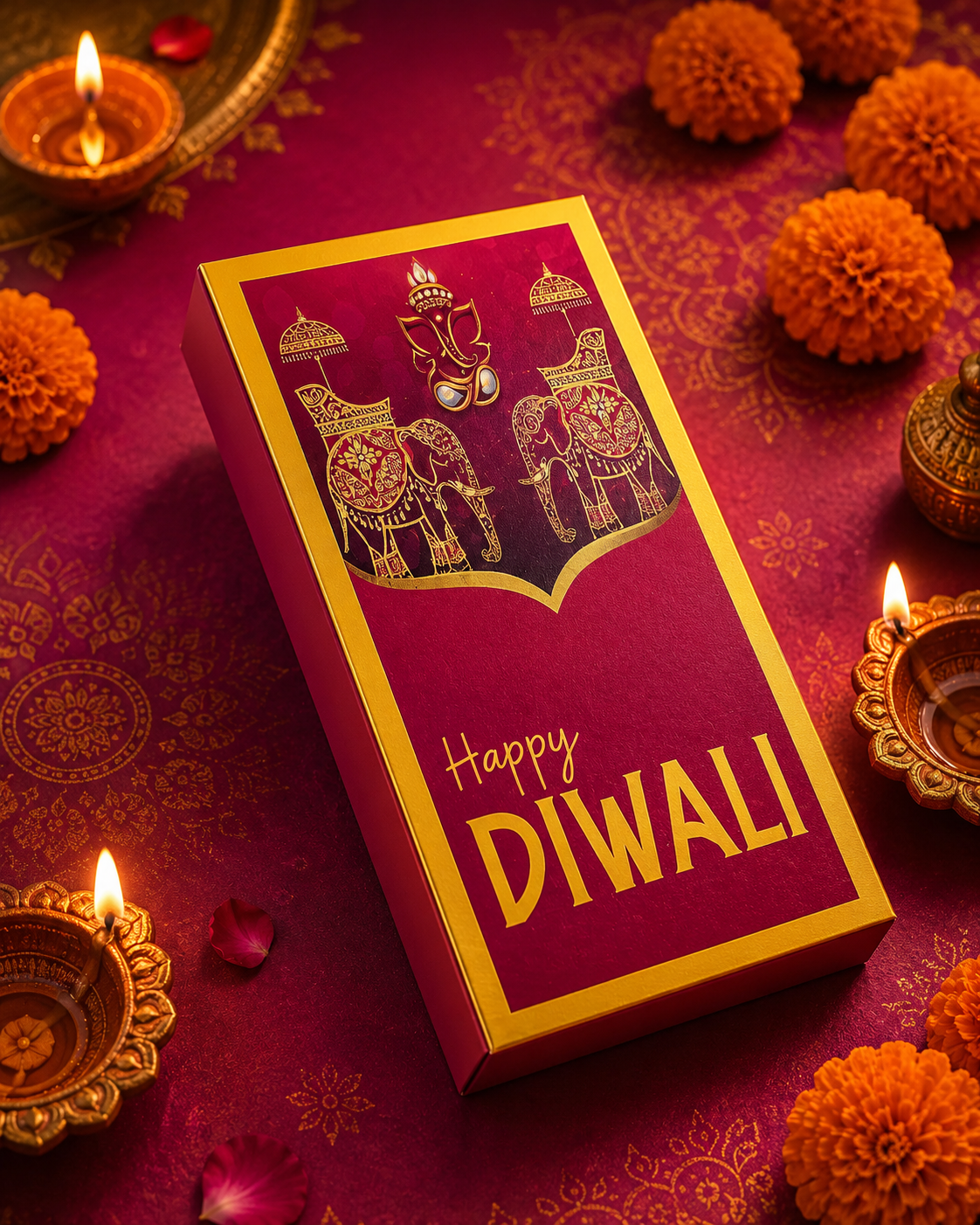 Diwali Bar Box Size 6x3x1 inch pack of 10