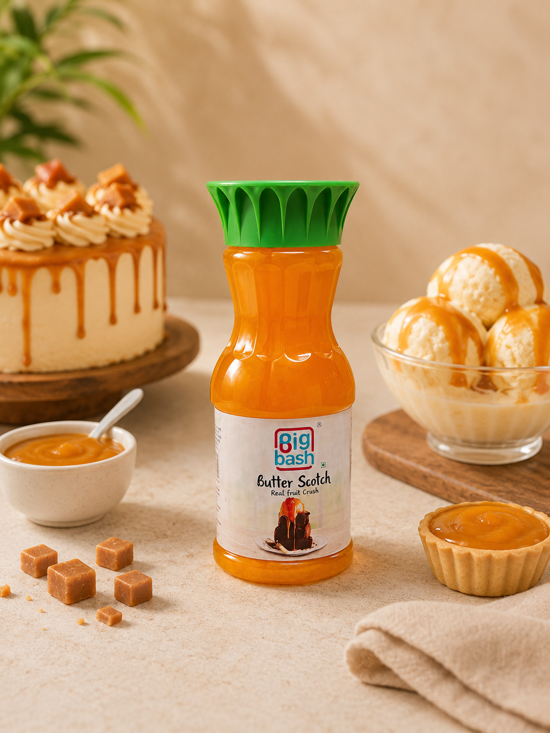 Big Bash Butterscotch Crush 250ml