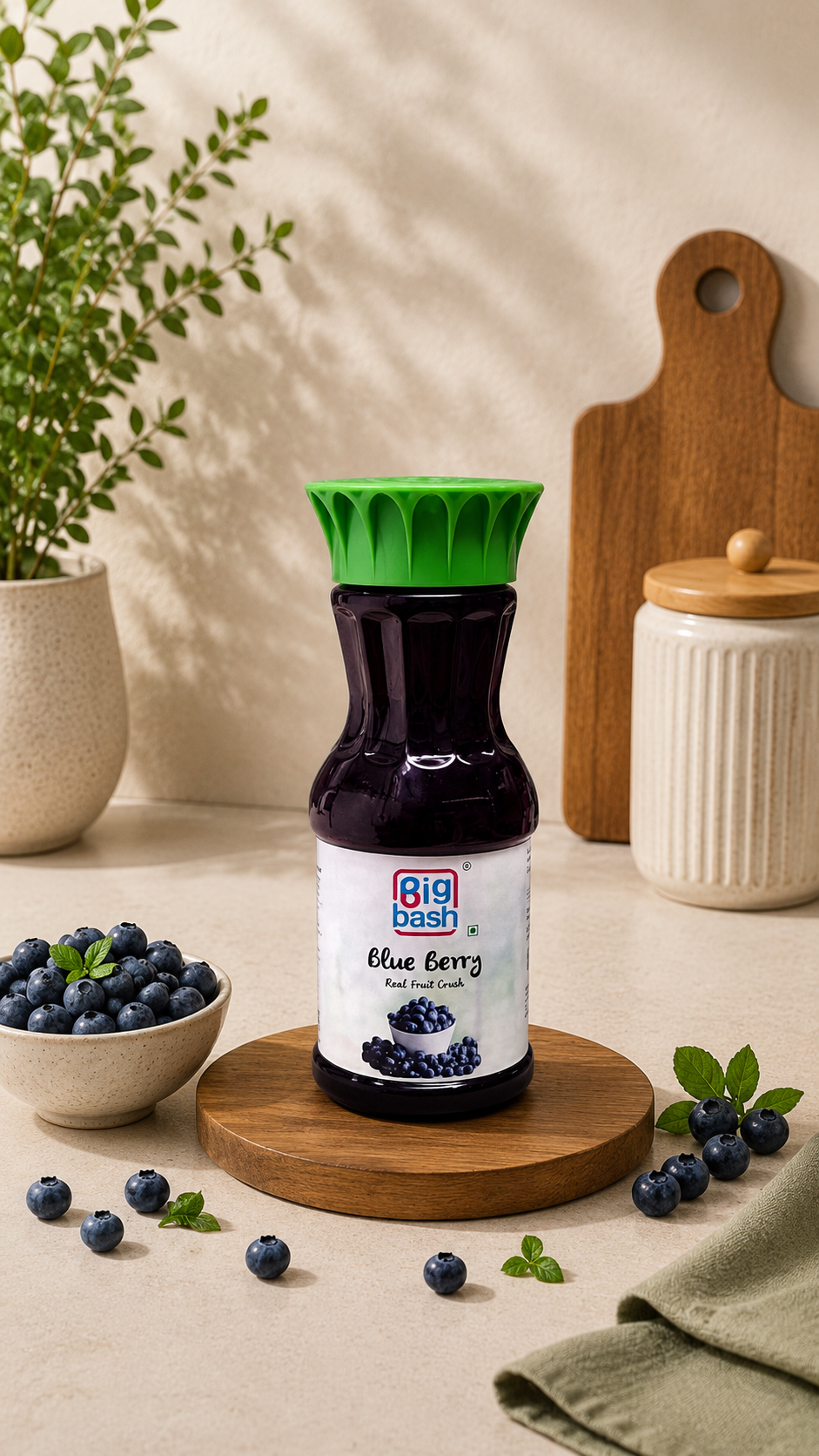 Big Bash Blueberry Real Fruit Crush 250ml