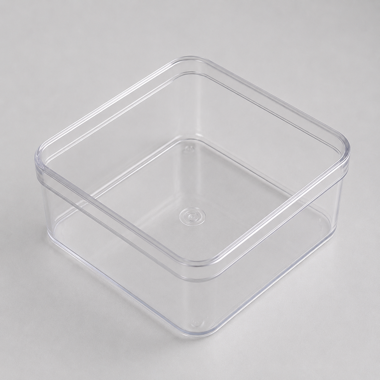 Multipurpose Acrylic Box Pack Of 5 Size - 12.5x12.5x4.5 cm (Cube Plain)