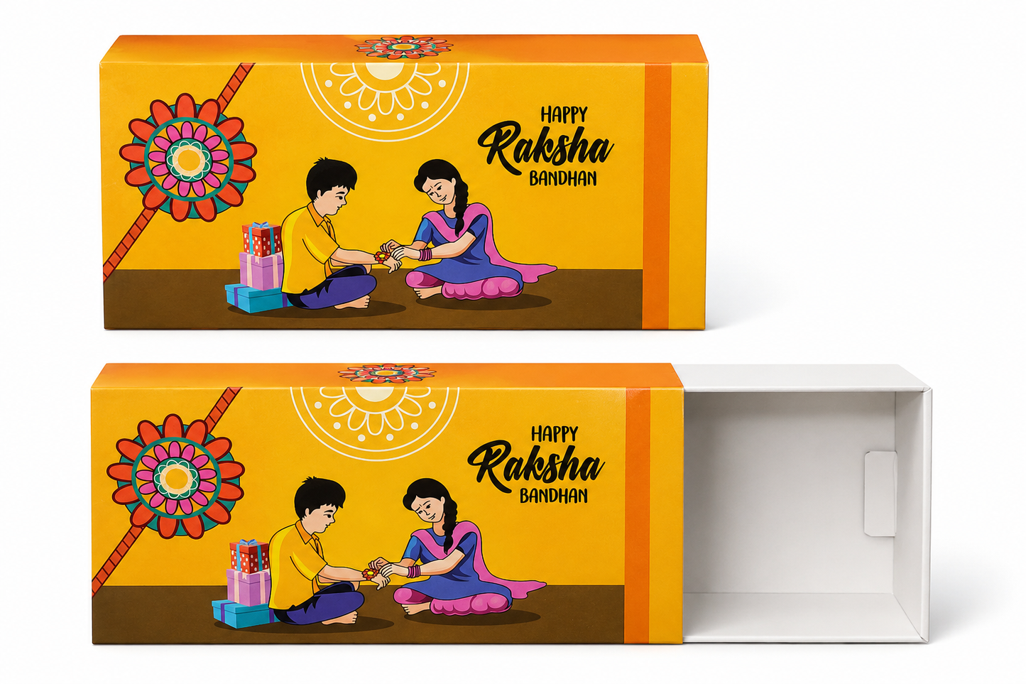 Raksha Bandhan Chocolate Bar Box Pack Of 10 (Code - 1801)