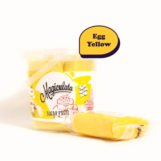 Magiculata sugar paste egg yellow