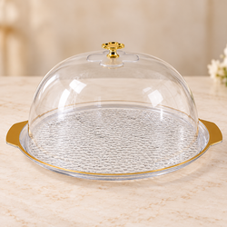 Transparent Dome Cake Stand