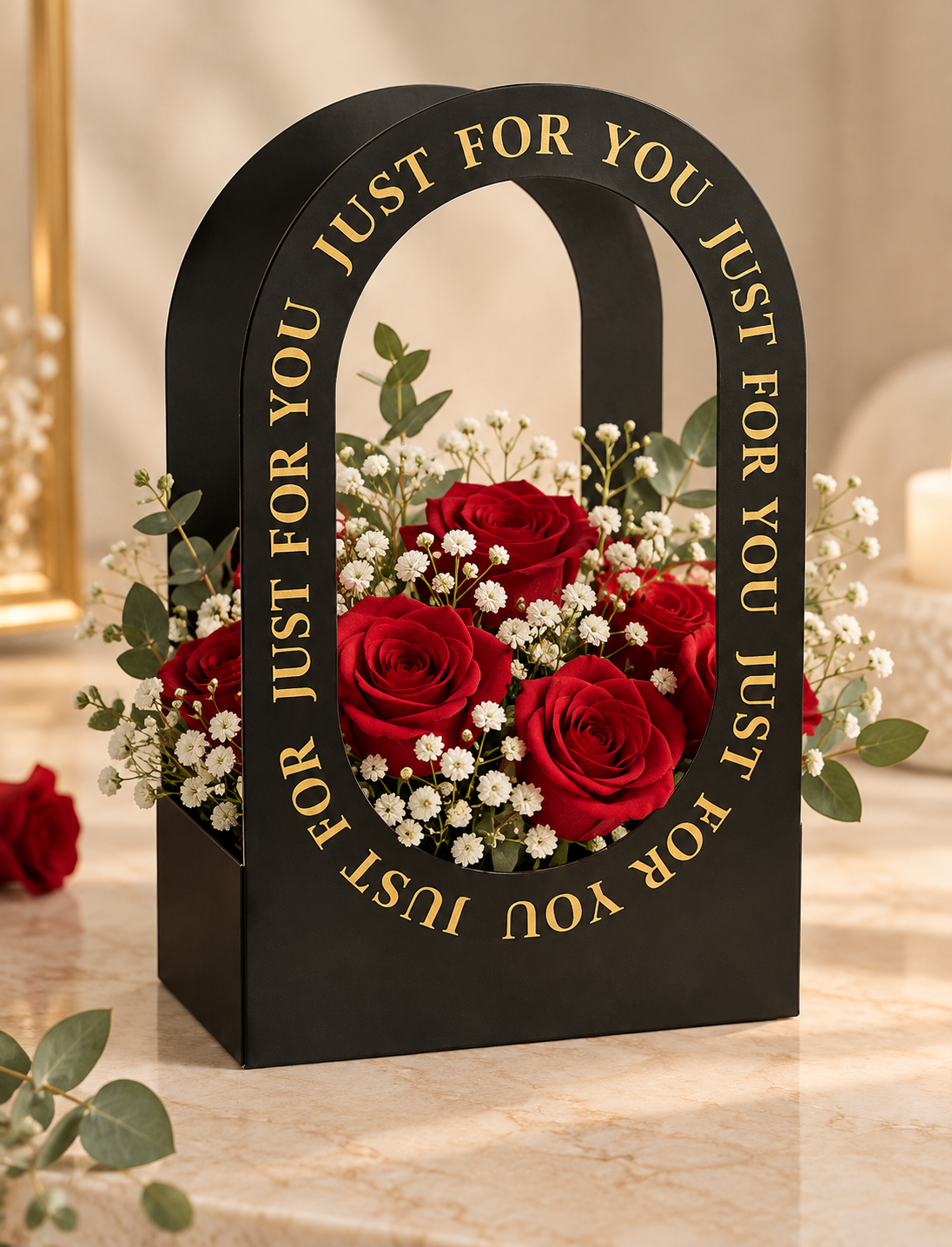 Black Just For You Gift Bag Pack Of 5