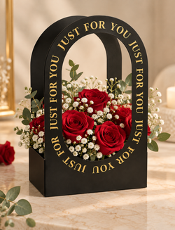 Black Just For You Gift Bag Pack Of 5