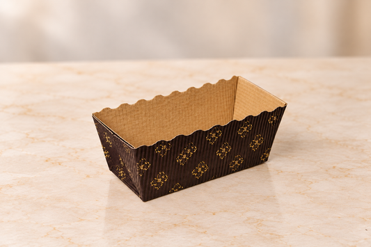 rectangle Bake and Serve Loaf Liner size 3.5*2*1.8 pack of 50