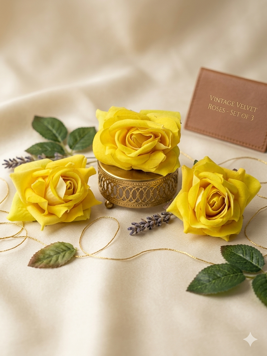 Yellow Velvet Rose