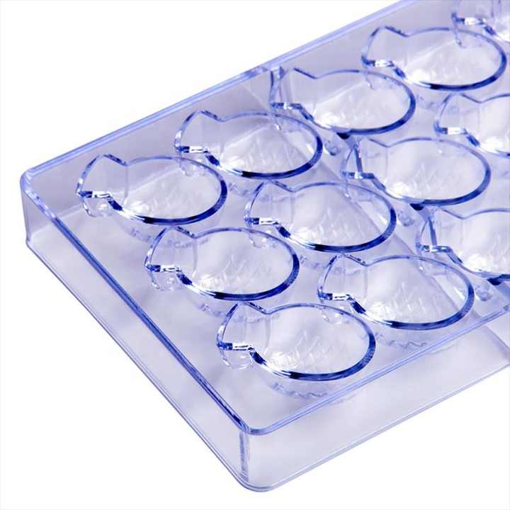 21 cavity Fish-Shaped Chocolate Mould