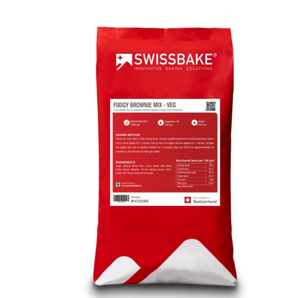 Swissbake Fudgy Brownie  Mix -Veg 5kg