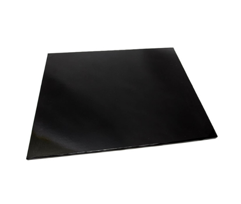 14 inch square black baseboard