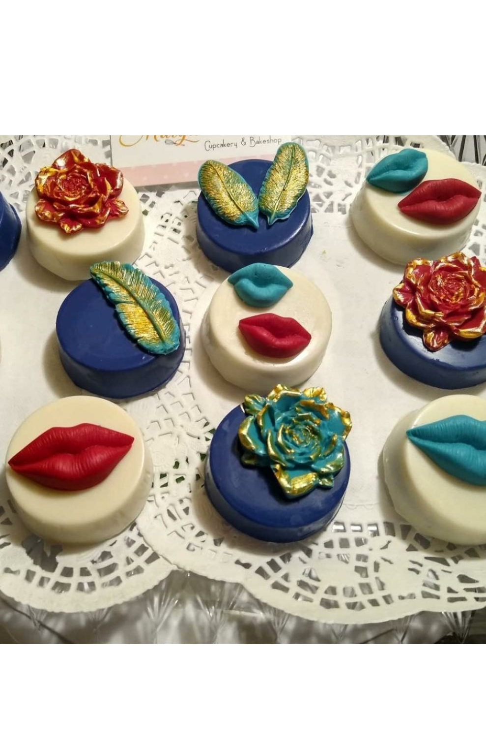 Lips fondant mould