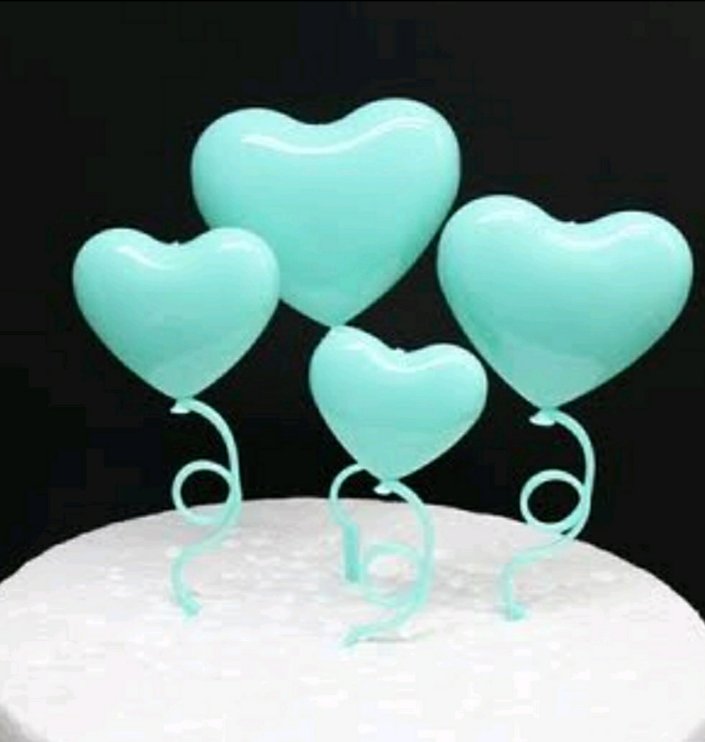 Heart Shape 3D Love decorating 4pcs