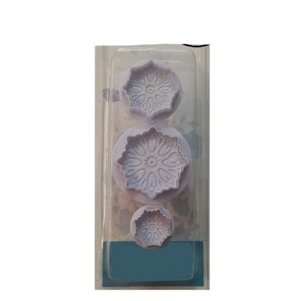 Fondant Flower Plunger Cutter set of 3