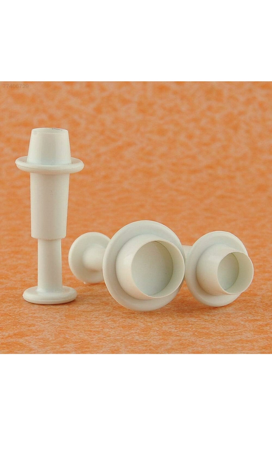 Round Plunger cutter set of 3