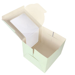 L- Shape Heighted  Window Cake Box Size 10x10x9 Inch (Pack of 10)