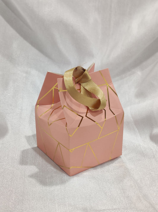 Chocolate Potli Box Peach colour