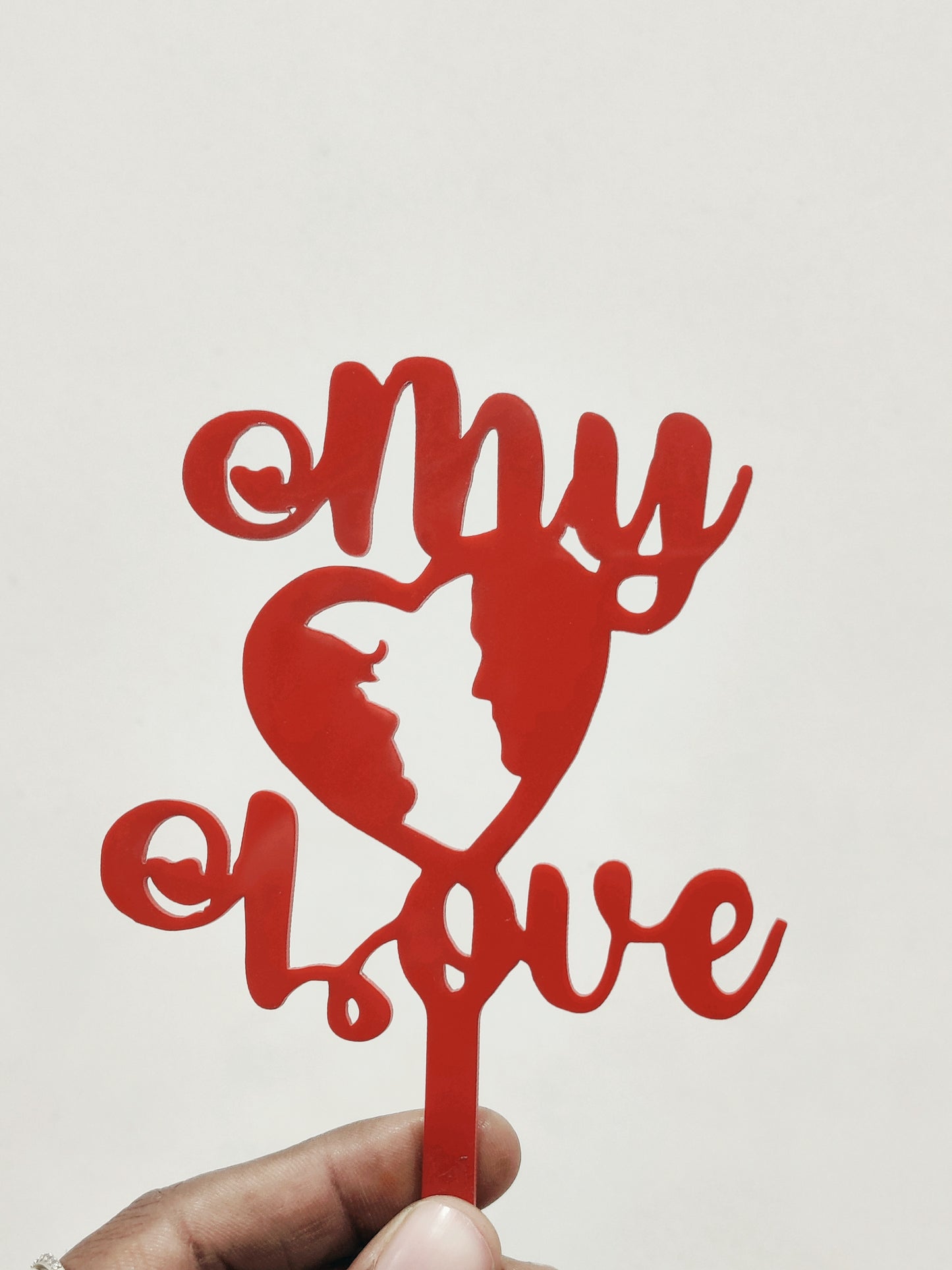 My Love Acrylic Topper 5 inch