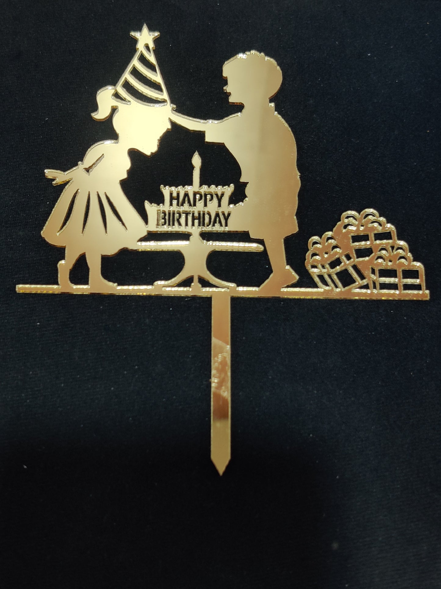 Happy Birthday Acrylic Topper 5 inch