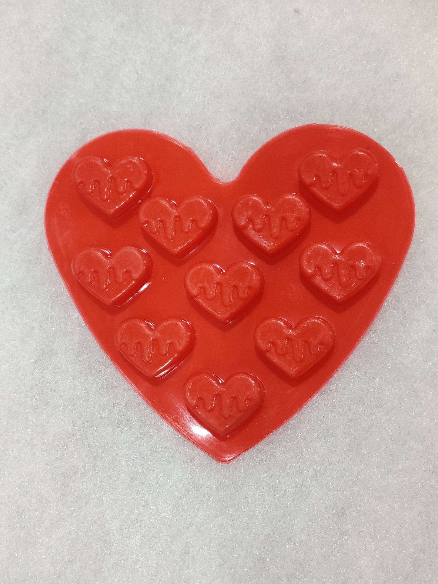 Heart Shape Silicon Mould ( Random colour)