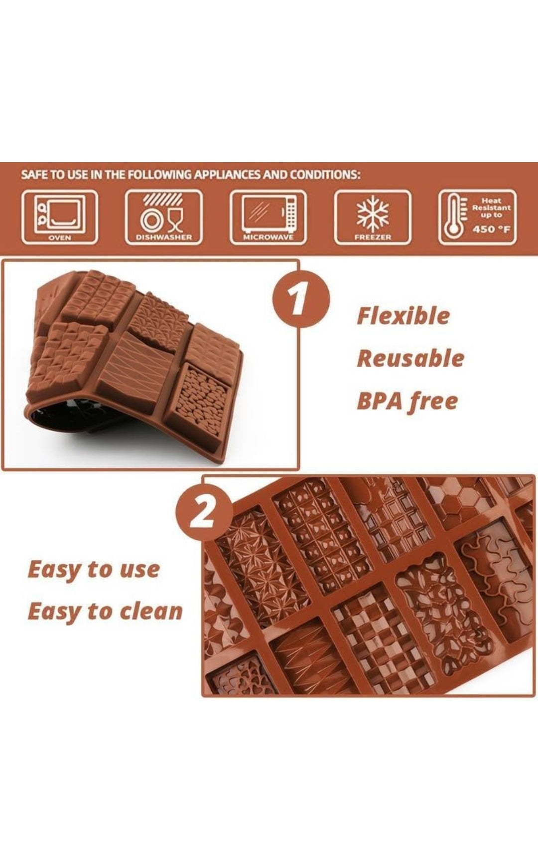 12 Cavity Chocolate Bar Mould