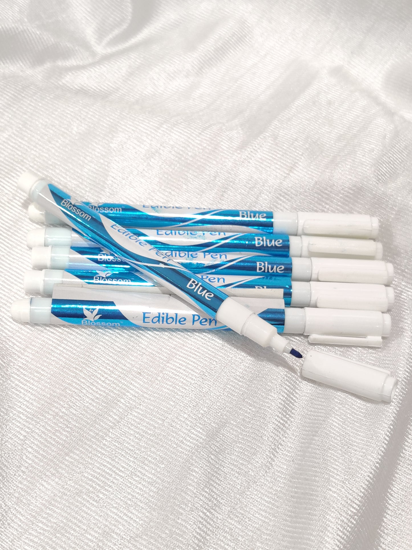 Blossom Edible Pen Blue (one piece)