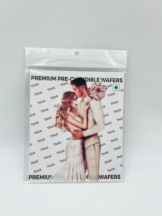 Premium Pre-cut Edible Paper (Couple ) (TT-228)