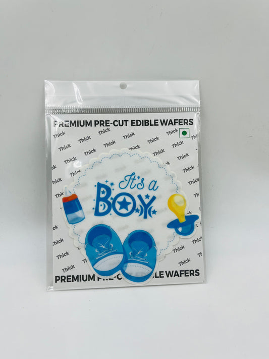 Premium Pre-cut baby boy Edible Paper (TT-256)