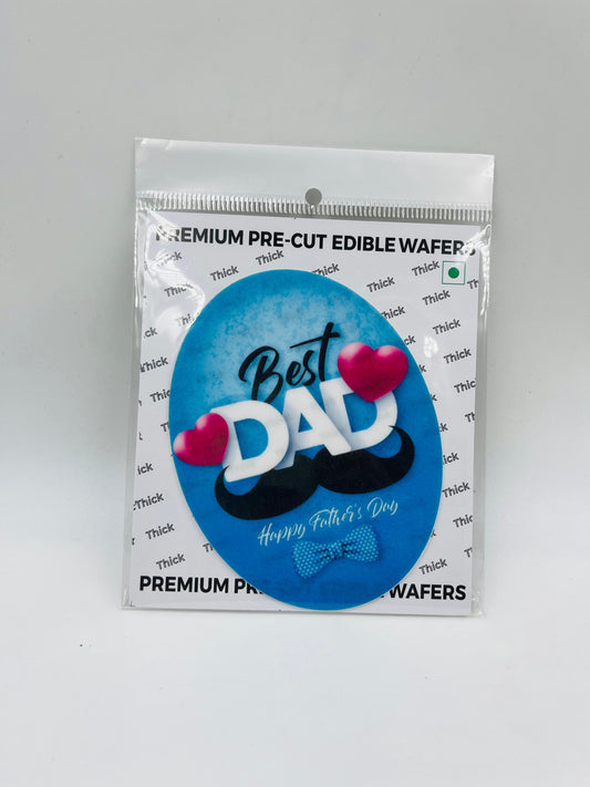 Premium Pre-cut Best Dad Edible Paper (TT-125)