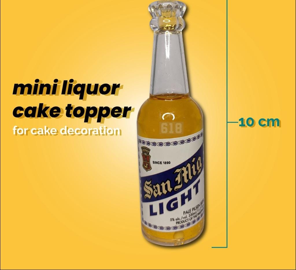 San mig light miniature bottle of cake deco