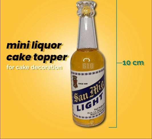 San mig light miniature bottle of cake deco