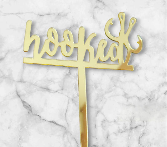 Hooked Acrylic Topper